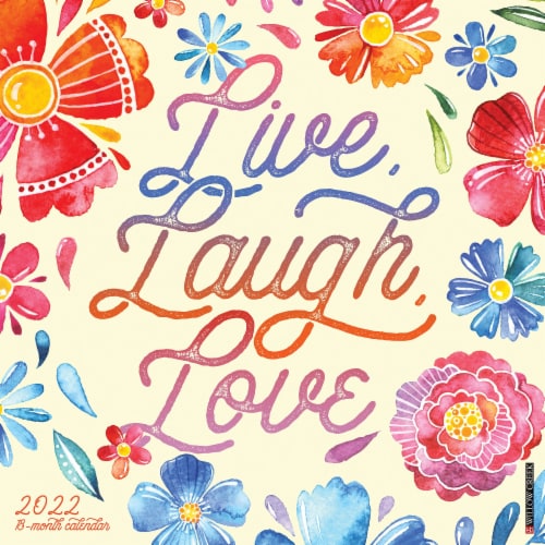 Live, Laugh, Love 2022 Wall Calendar, 1 Food 4 Less