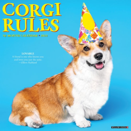 Rules 2022 Wall Calendar (Dogs), 1 Fred Meyer