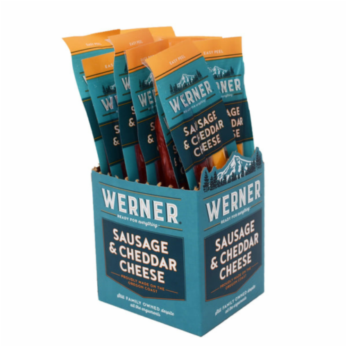 Werner Sausage & Cheese Sticks - Pack of 12 Perspective: front