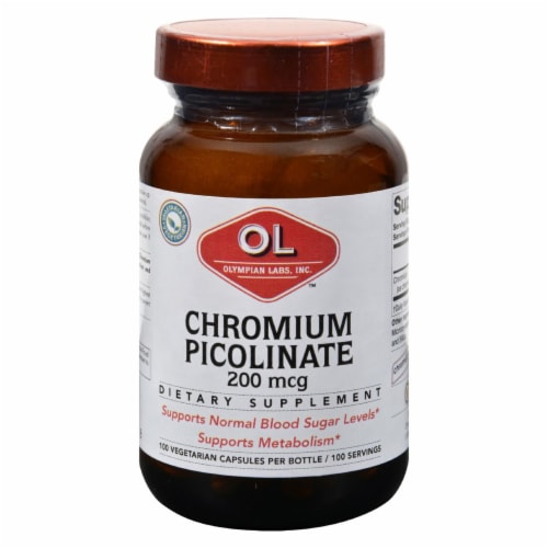 Olympian Labs  Super Chromium Picolinate Perspective: front
