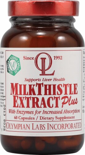 Olympian Labs  Milk Thistle Extract Plus Perspective: front