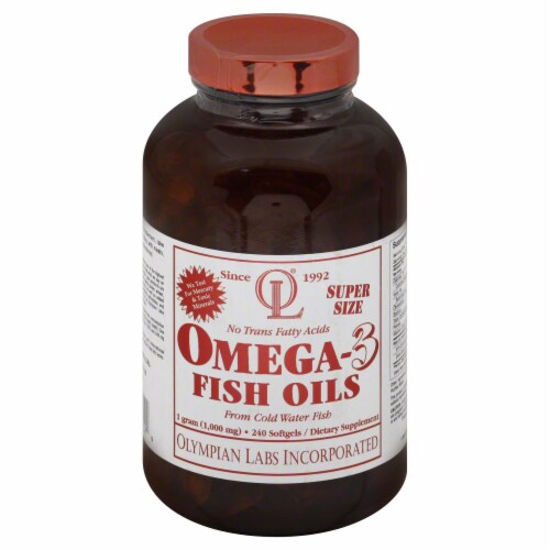Olympian Labs Omega 3 Fish Oils Perspective: front