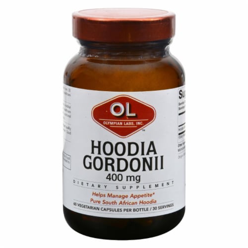 Olympian Labs Hoodia Gordonii 400 mg Perspective: front