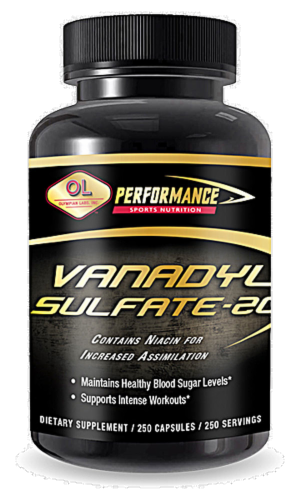 Olympian Labs Vndyl Sulfate Niacin Perspective: front