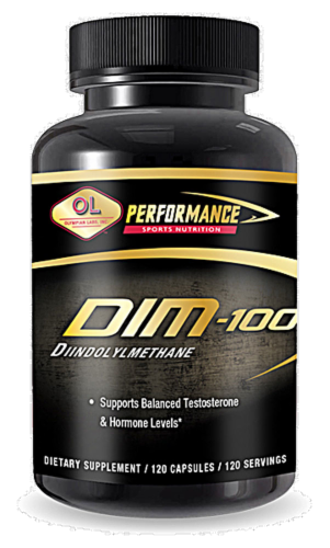 Olympian Labs DIM Testosterone & Hormone Support Capsules Perspective: front