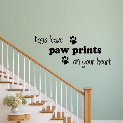 Dogs Leave Paw Prints Art Heart Dogs Leave Paw Prints Art Heart