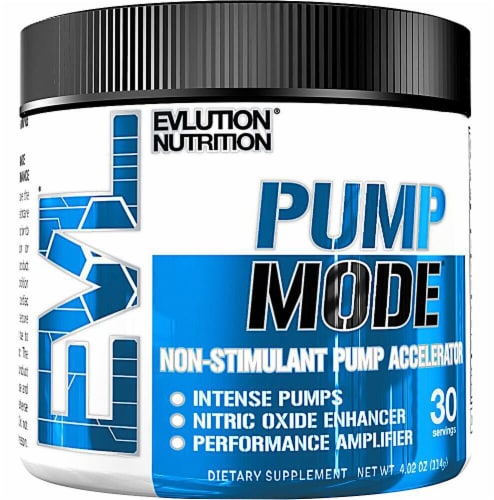 Evlution Nutrition  PumpMode®   Unflavored Perspective: front