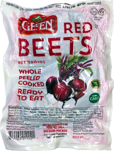 Gefen® Organic Red Beets Perspective: front