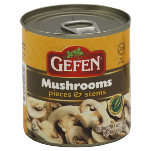 Gefen Pieces & Stems Mushrooms Perspective: front