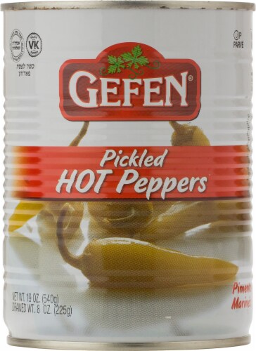 Gefen Pickled Hot Peppers Perspective: front