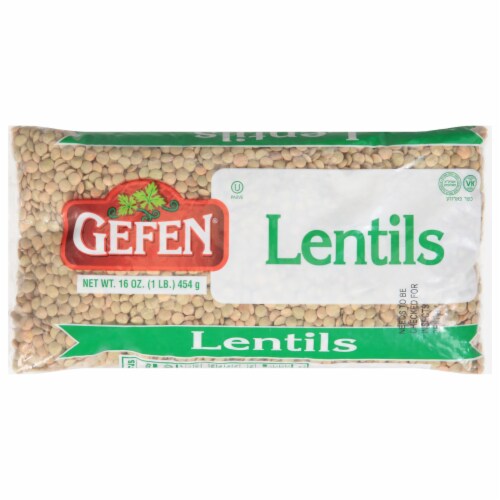 Gefen® Dried Whole Lentils Perspective: front