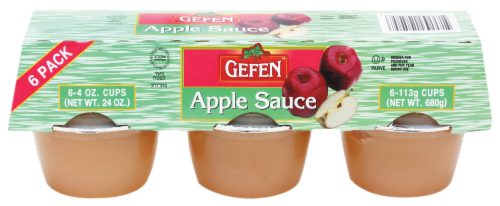 Gefen™ Regular Apple Sauce Cups Perspective: front