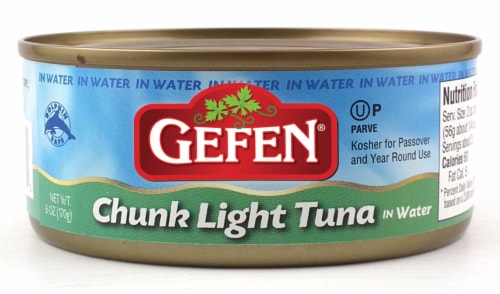 Gefen Chunk Light Tuna in Water Perspective: front