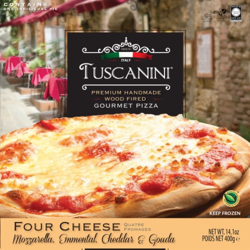 Tuscanini® Wood Fired Four Cheese Gourmet Pizza Perspective: front