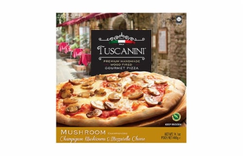 Tuscanini Mushroom And Mozzarella Pizza Perspective: front