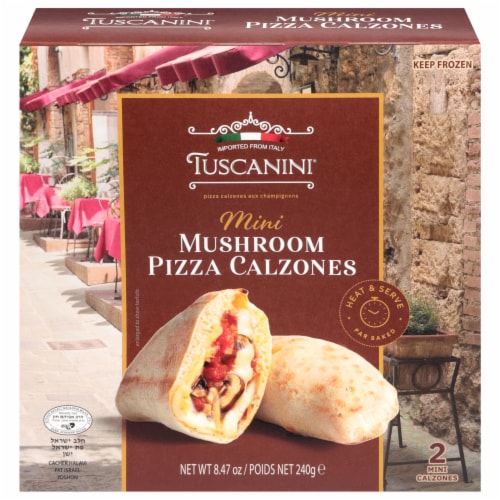 Tuscanini® Mini Mushroom Pizza Calzone Perspective: front