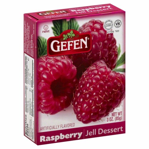 Gefen Raspberry Jell Desert Perspective: front