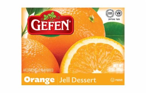 Gefen Orange Jell Dessert Perspective: front