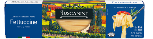 Tuscanini Fettuccine Pasta Perspective: front