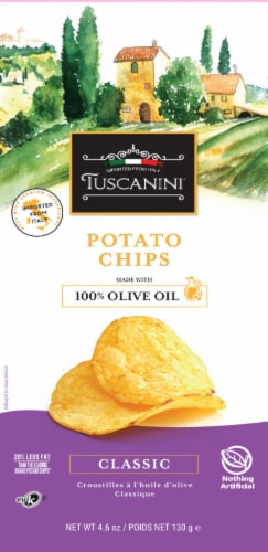 Tuscanini® Classic Olive Oil Potato Chips Perspective: front