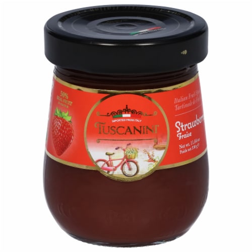Tuscanini Strawberry Italian Fruit Spread Perspective: front