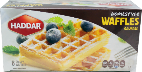 Haddar™ Frozen Homestyle Waffles Perspective: front