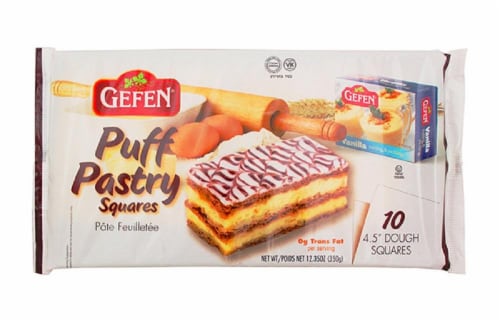 Gefen Puff Pastry Squares Perspective: front