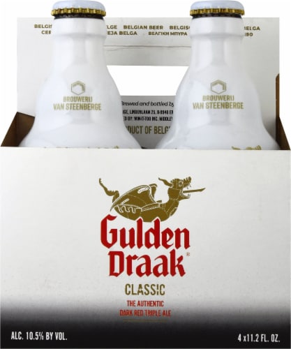 Gulden Draak Classic Dark Red Triple Ale Beer Perspective: front