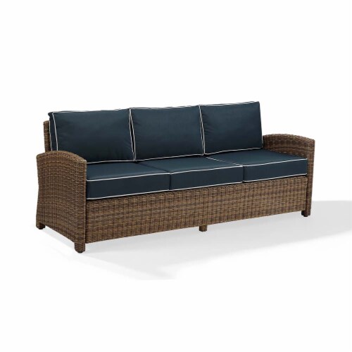 Bradenton Sofa With Navy Cushions, 1 unit King Soopers