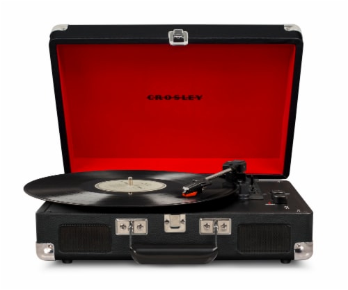 Crosley Cruiser Deluxe Turntable with Bluetooth - Black Perspective: front