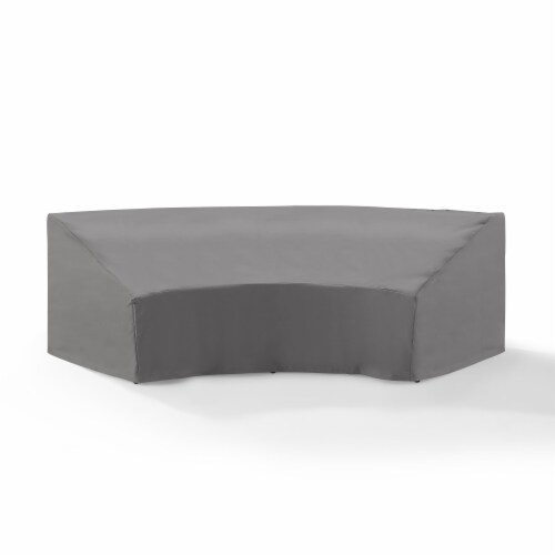 Outdoor Catalina Round Sectional Furniture Cover Perspective: front