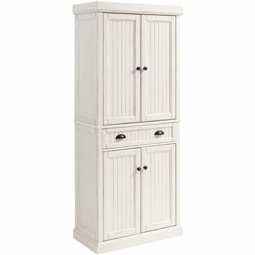 Seaside white sales kitchen pantry