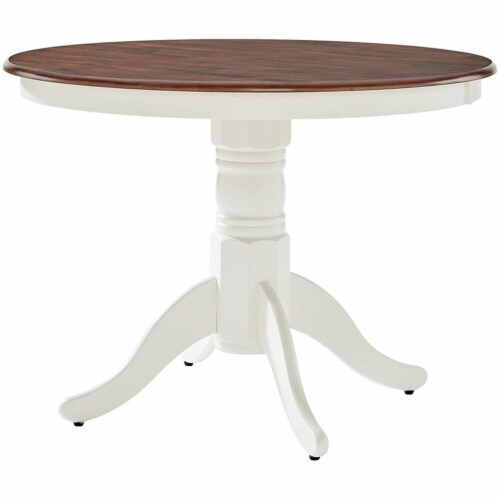 Crosley Shelby Round Dining Table Perspective: front