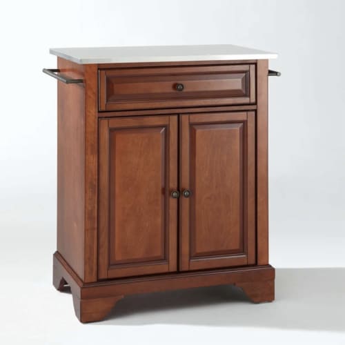 LaFayette Stainless Steel Top Cherry Kitchen Island Crosley, 1 Kroger