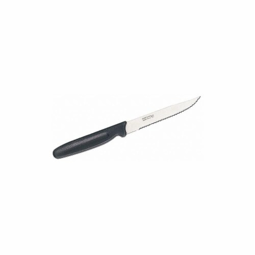 Crestware Steak Knife,4-3/4inL,Plastic Handle,PK12  SKPP2 Perspective: front