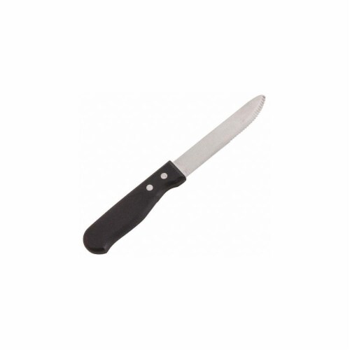 Crestware Steak Knife,5 in. L,Plastic Handle,PK12  SKJP Perspective: front