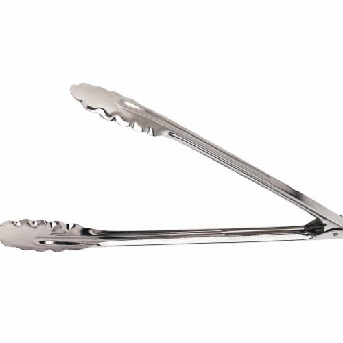Crestware Tong,Stainless Steel,Heavy,12 in. L  HDT12 Perspective: front