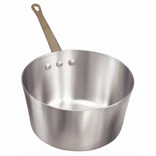 Crestware Sauce Pan,5 qt,Aluminum  PAN5 Perspective: front