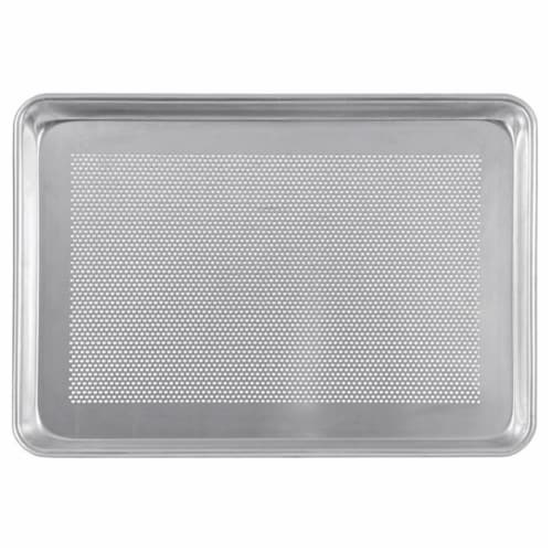 Crestware 18 x 13 in. Half Sheet Pan - Perforated Perspective: front