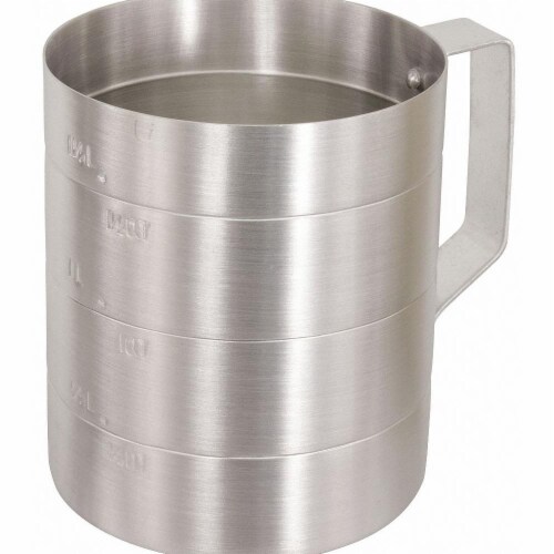 Browne Foodservice 575640 Aluminum 4 Qt. Dry Measuring Cup