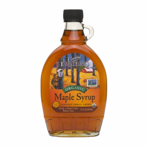 Coombs Family Farms Organic Maple Syrup Grade B  Maple Syrup Perspective: front