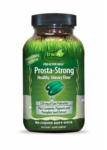 Irwin Naturals Prosta-Strong Liquid Soft-Gels 90 Count Perspective: front