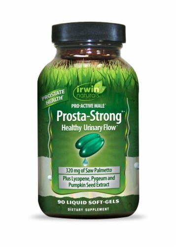 Irwin Naturals Prosta-Strong Liquid Soft-Gels 90 Count Perspective: front