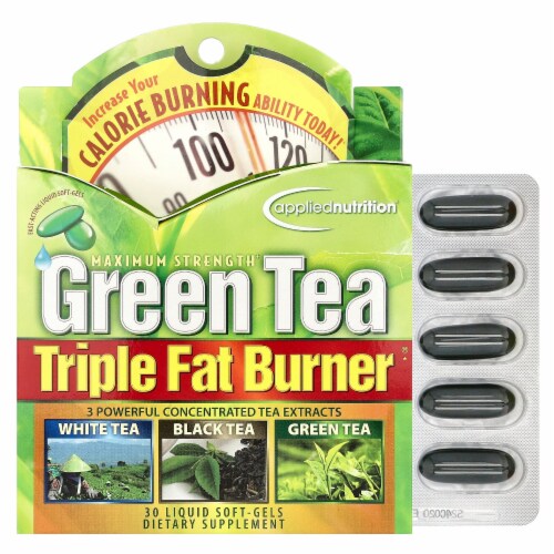 Green Tea Triple Fat Burner 30ct Perspective: front