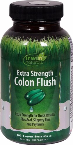 Irwin Naturals Extra Strength Colon Flush Softgels Perspective: front