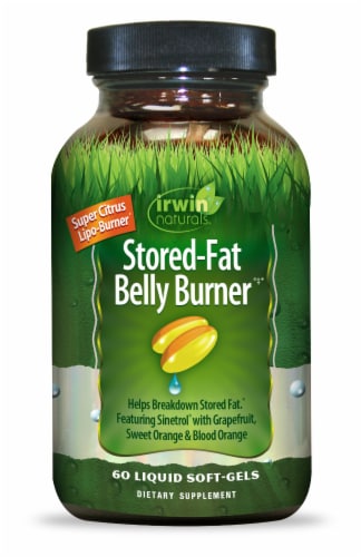 Irwin Naturals® Stored-Fat Belly Burner Liquid Soft-Gels Perspective: front