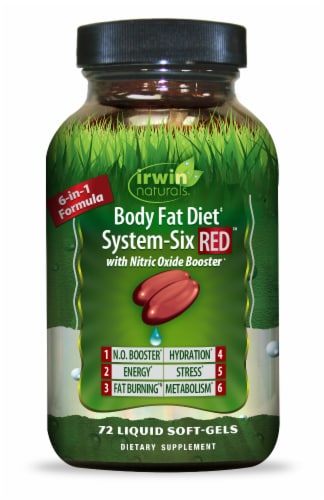 Irwin Naturals® Super System-Six Red™ Dietary Supplement Perspective: front