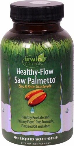 Irwin Naturals  Healthy-Flow Saw Palmetto™ Perspective: front