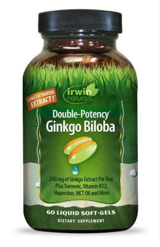 Irwin Naturals  Double-Potency Ginkgo Biloba Perspective: front