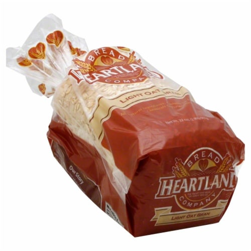 Heartland Light Oat Bran Bread Perspective: front